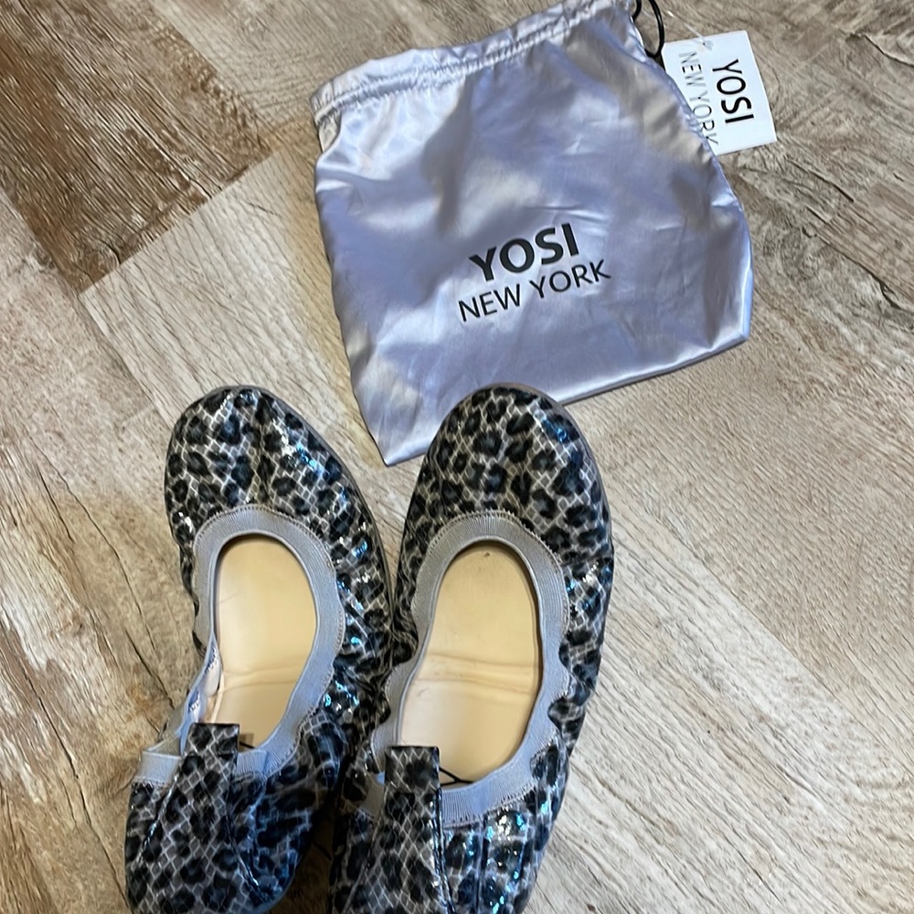 Yosi flats- Lexington leopard print. Perfect condition size 9